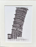 Biro Drawings: Pisa Giclée Print