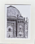 Biro Drawings: Taj Mahal Giclée Print